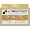 Box of Cards - Kraft W/Gold Foil