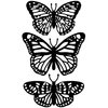 Prägeschablone Butterfly Trio