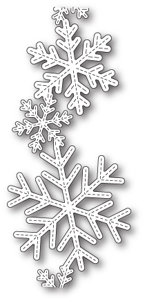 Stanzschablone Stitched Alpine Snowflake Band