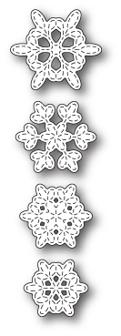Stanzschablone Batavia Stitched Snowflakes