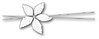 Stanzschablone Decorative Poinsettia Trimming