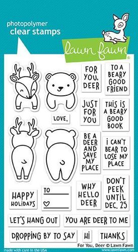 Clear Stamp - For You Deer