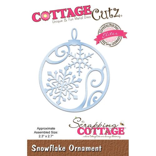 Stanzschablone Snowflake Ornament