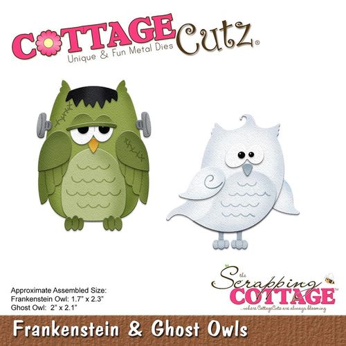 Stanzschablone Frankenstein & Ghost Owls