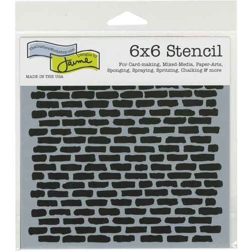 Schablone Micro Bricks 6" x 6"