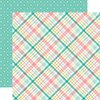 Papier Hello Easter - Green, Pink & Yellow Plaid/Green Boxes