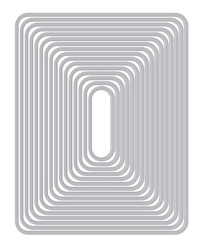 Rounded Rectangle Infinity Dies
