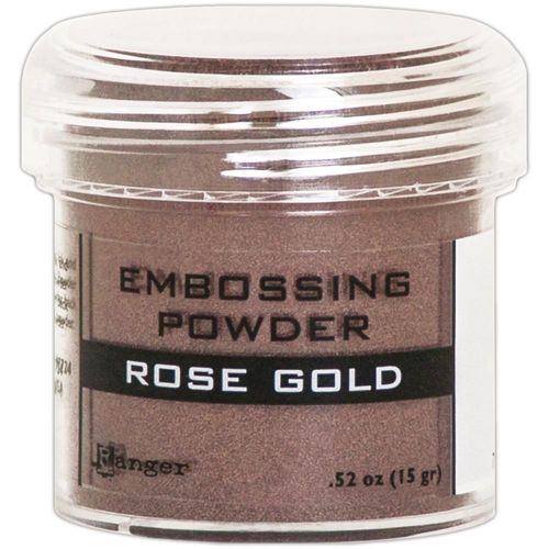 Embossingpulver Rose Gold metallic