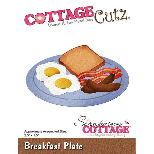 Stanzschablone Breakfast Plate
