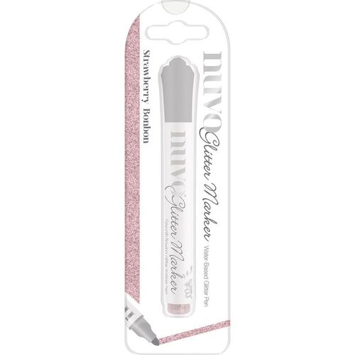 Nuvo Glitter Marker - Strawberry Bonbon