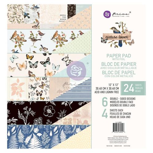 Nature Lover Double-Sided Paper Pad 12"X12"