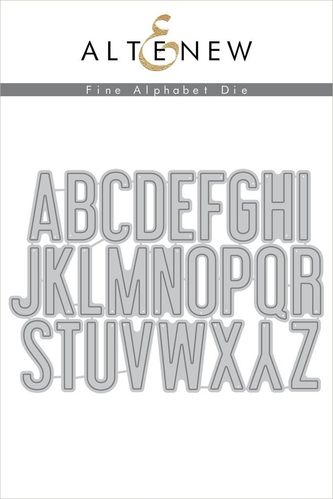Stanzschablone Fine Alphabet