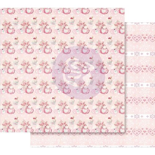 Santa Baby Pink Foiled Double-Sided Cardstock 12"X12" - Warm & Cozy