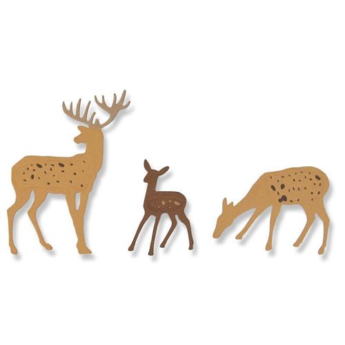 Sizzix Thinlits - Woodland Deer