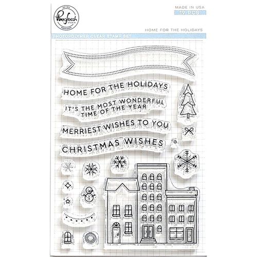 Pinkfresh Studio Clear Set - Home for the Holidays