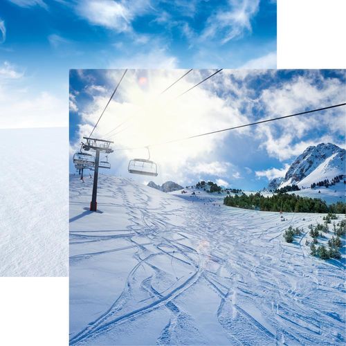 Papier Snow Day - Ski Lift
