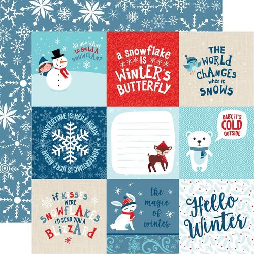 Papier Celebrate Winter - Journaling Cards 4"x4"