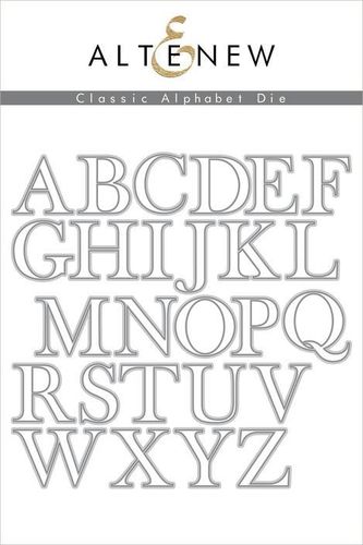 Stanzschablone Classic Alphabet