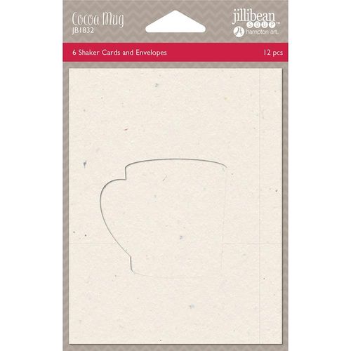 Shaker Cards W/Envelopes - Cocoa Mug