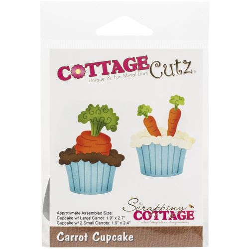 Stanzschablone Carrot Cupcake