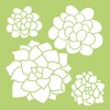 Schablone Succulents 6" x 6"