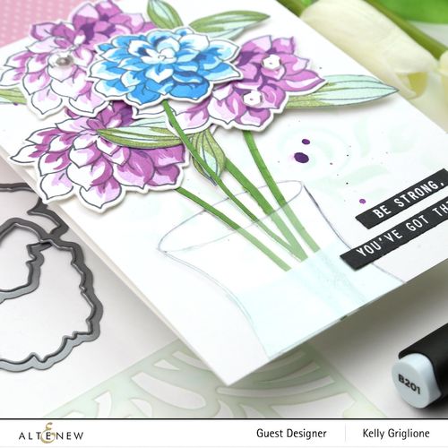 Clear Stamp & Die Set Build-A-Flower - Dahlia