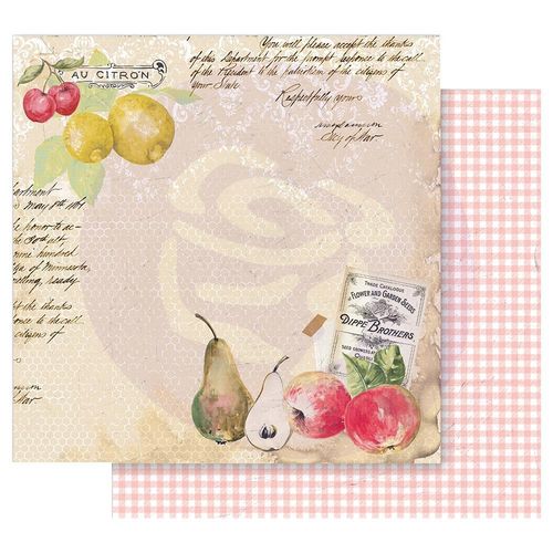 Fruit Paradise Double-Sided Cardstock 12"X12" - Sweet and Citrus