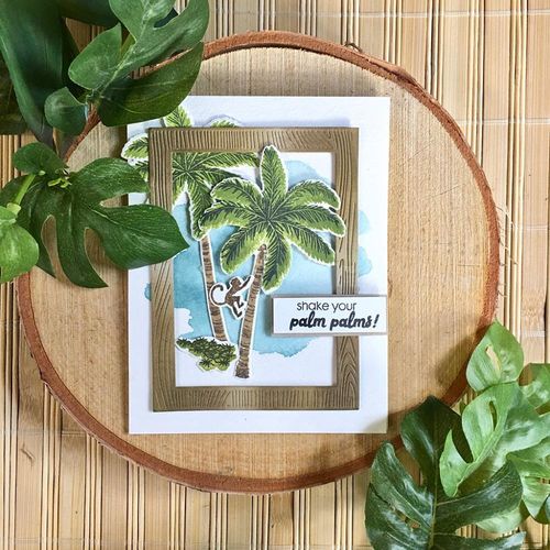 Clear - Color Layering Palm Tree