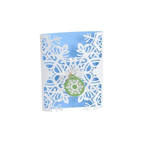 Sizzix Thinlits - Snowflake Card Wrap