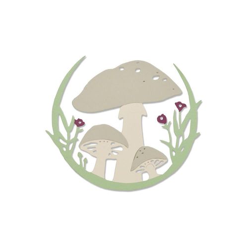 Sizzix Thinlits - Mushroom Wreath