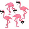 Knöpfe - Think Pink Flamingos