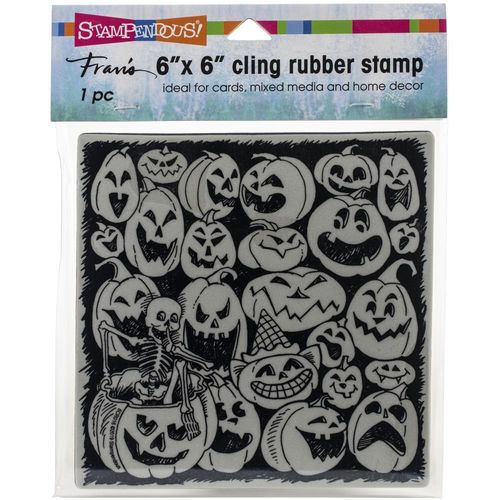 Cling - Pumpkin Spook 6"x6"