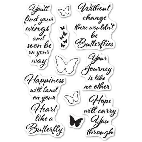 Clear - Butterfly Greetings