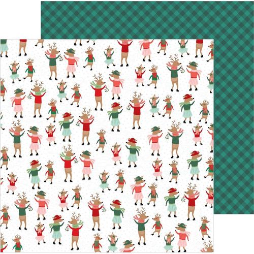 Papier Merry Little Christmas - Dancing Reindeer