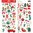 Merry Little Christmas Cardstock Stickers 6"X12"  w/Gold Foil Accents