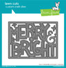 Stanzschablone Giant Outlined Merry & Bright