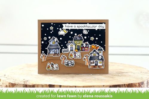 Clear Stamp - Spooky Village