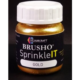 Brusho Sprinkle It - Metallic Gold
