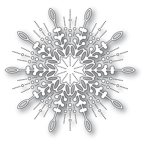 Stanzschablone Chandele Snowflake