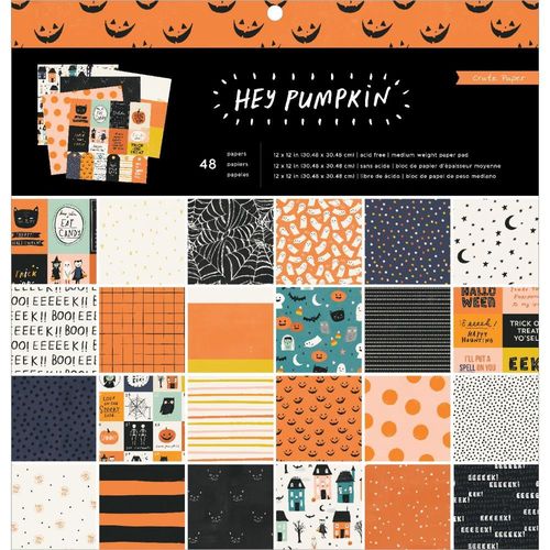 Crate Paper - Hey, Pumpkin Pad 12"x12"