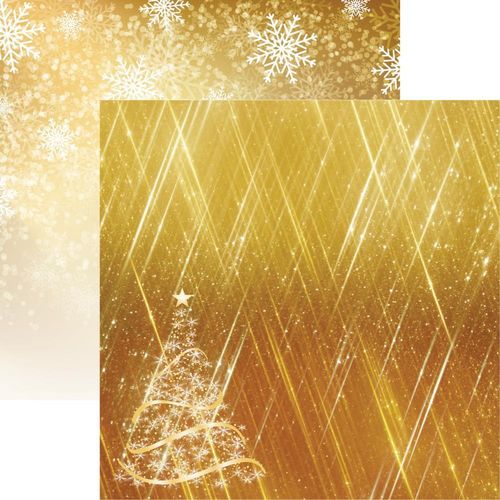 Papier Gold Christmas - Oh Christmas Tree