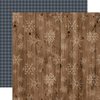 Papier Warm & Cozy - Wooden Snowflakes