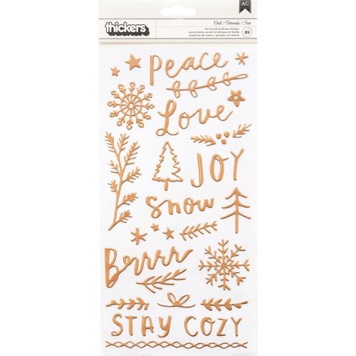 Snowflake Thickers - Chill Phrase & Icon/Puffy