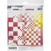 Art Printing Square Rubber Texture Plate - Damier