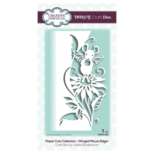 Stanzschablone Creative Expressions - Winged Mouse Edger
