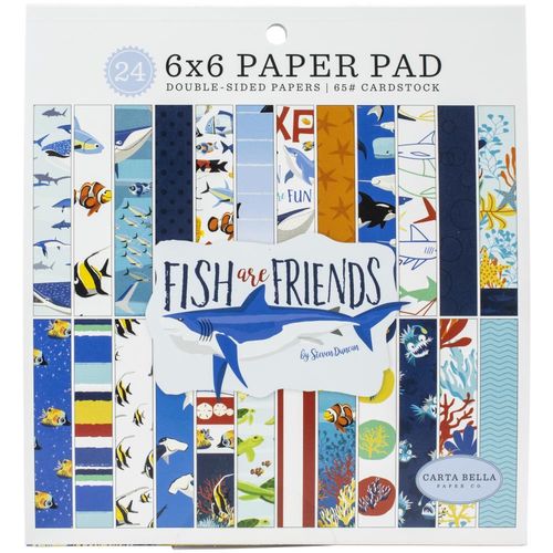 Fish Are Friends Pad 6"X6"