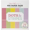 Dots & Stripes Spring Pad 6"X6"
