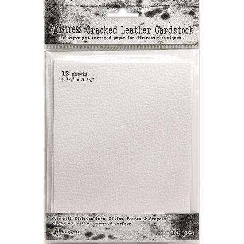 Tim Holtz Distress Cracked Leather Cardstock 4.25"x5.5"