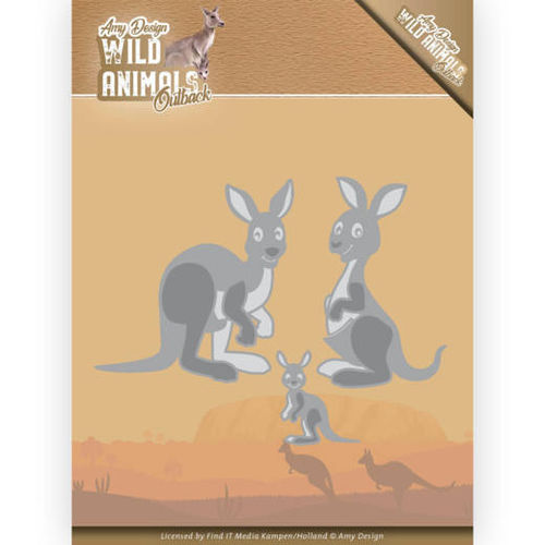 Stanzschablone Wild Animals - Kangaroo