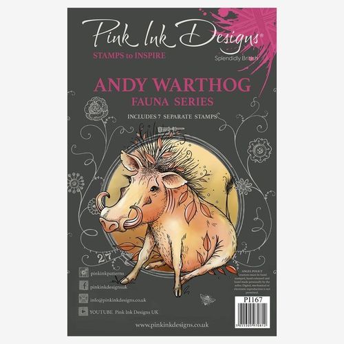 Clear Pink Ink Designs - Andy Warthog